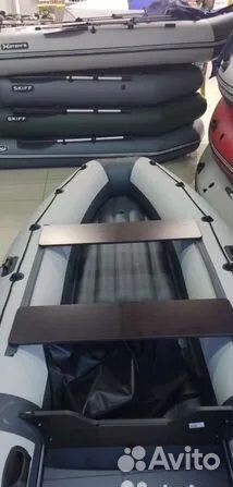 Лодка пвх Sibriver Хатанга Pro-330 нднд серая