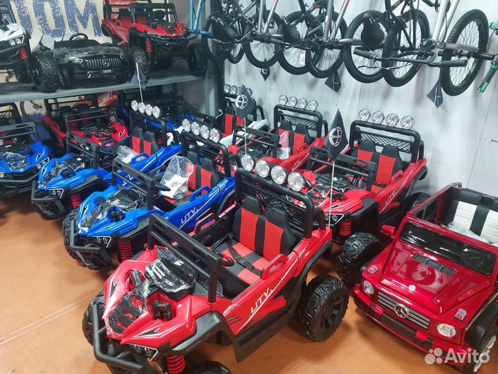 Детские электромобили в ассортименте