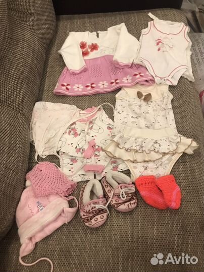 Пакет вещей ребенку до года