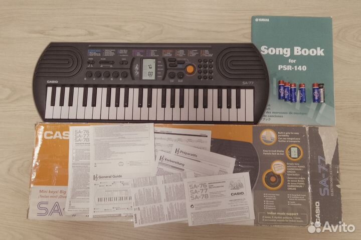 Синтезатор casio SA-77 детский