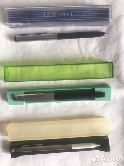 Авторучки СССР в футляре, Новые
