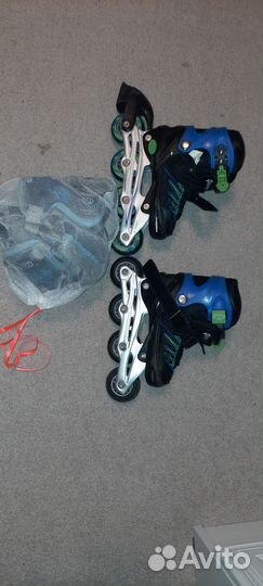 Детские коньки раздвижные размер 26-29