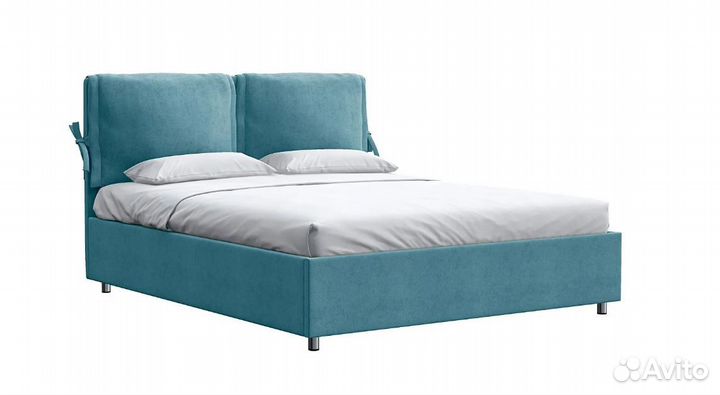 Кровать Стенли бирюзовая