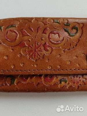 Винтажная ключница. СССР. Нат кожа