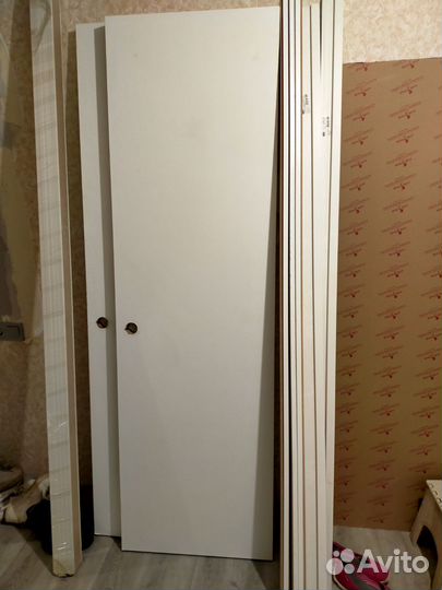 Межкомнатные двери бу 60 см с коробкой