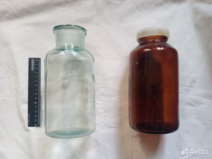 Старинные стеклянные банки 1 л. Винтаж СССР