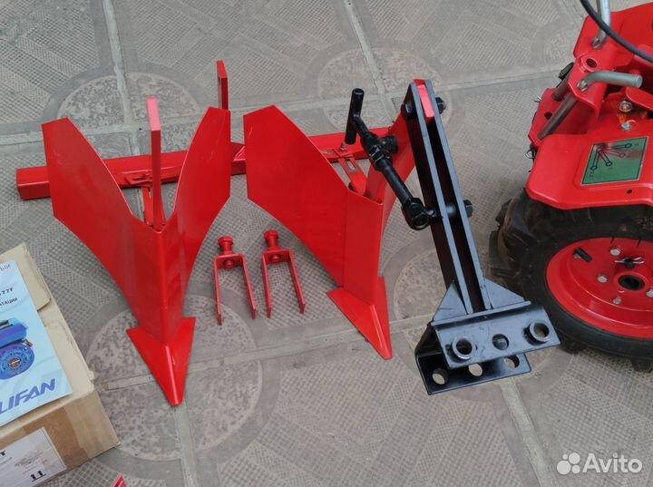 Мотоблок агат 6,5 л (Lifan) с двухрядным окучником