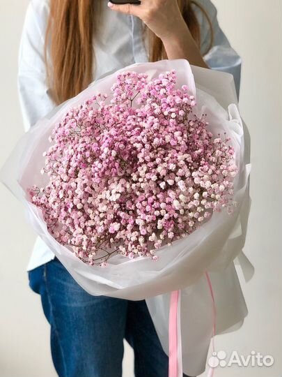 Букет из гипсофилы