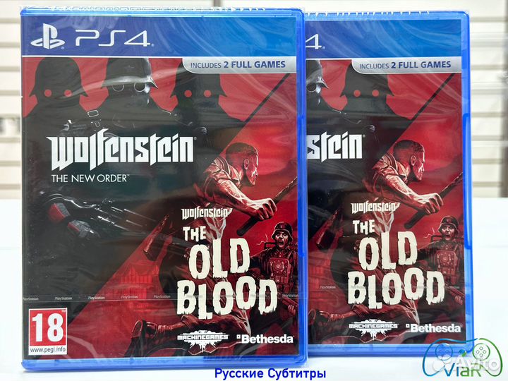 Wolfenstein: The New Order+The Old Blood (PS4) NEW