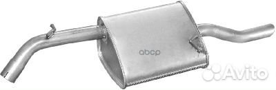 Глушитель задняя часть 0517 Polmostrow