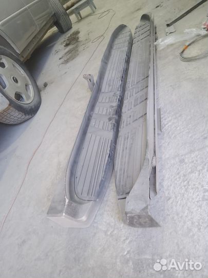 Подножки на Тойота land Крузер Прадо