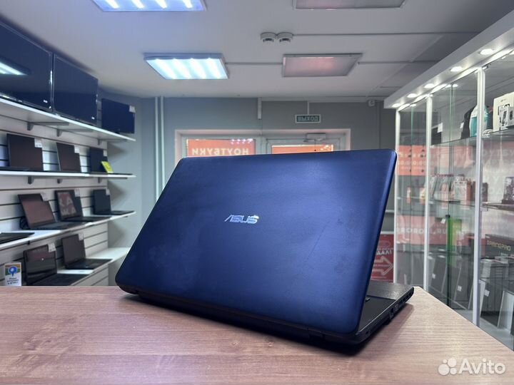 Asus 17.3/ssd/8 ram/новый акб/быстрый
