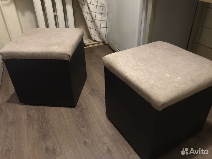 Банкетка пуфик с ящиком