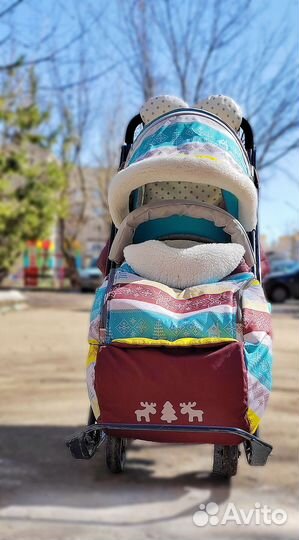 Санки коляска nika kids