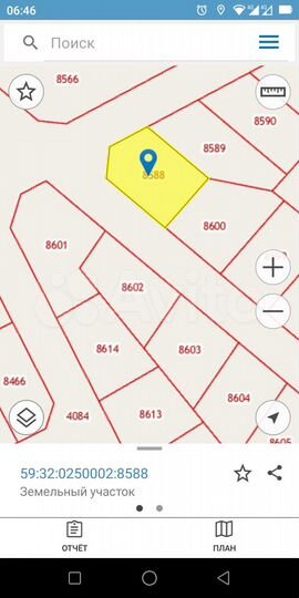 Участок 6 сот. (СНТ, ДНП)