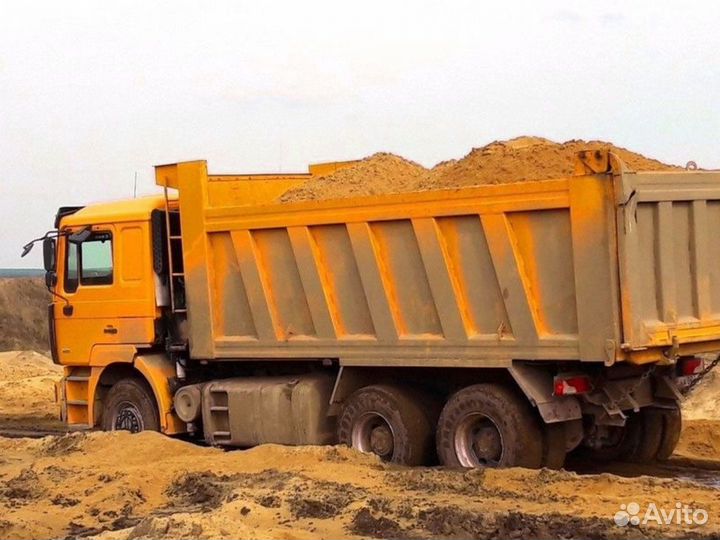 Песок \ Щебень карьерный мелкий от трех кубов