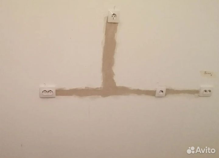 Электрик перенос розеток на кухне