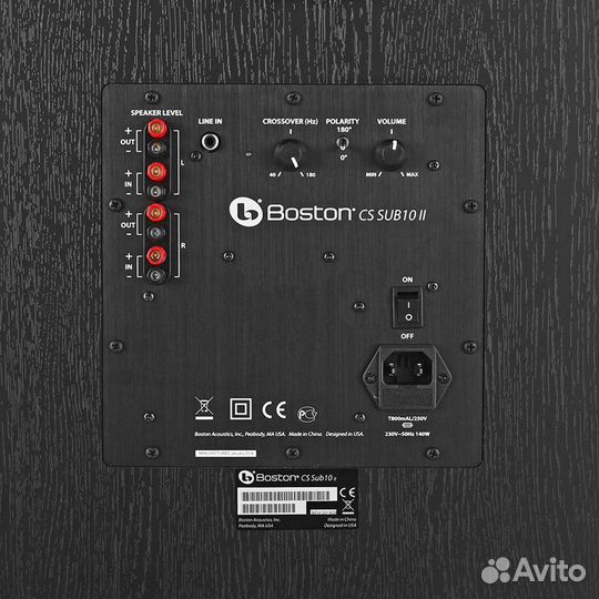 Сабвуфер Boston Acoustics CS SUB10 II black