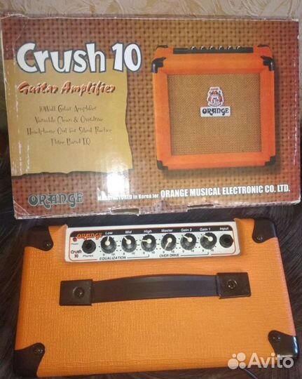 Комбо усилители Orange crush10, VOX10