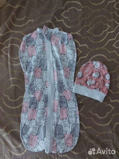 Пеленка кокон на молнии