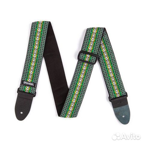 Ремень гитарный Dunlop D67-04GN Matrix Green