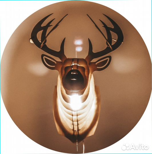Декоративная голова оленя (лофт стиль)