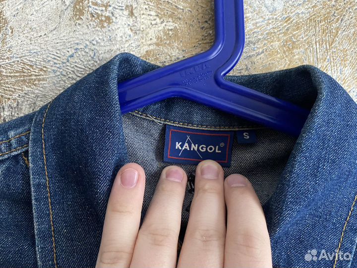 Джинсовая куртка Kangol denim jacket Y2K