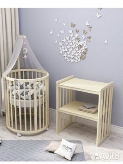 Круглая кровать-трансформер 8В1 dreams премиум