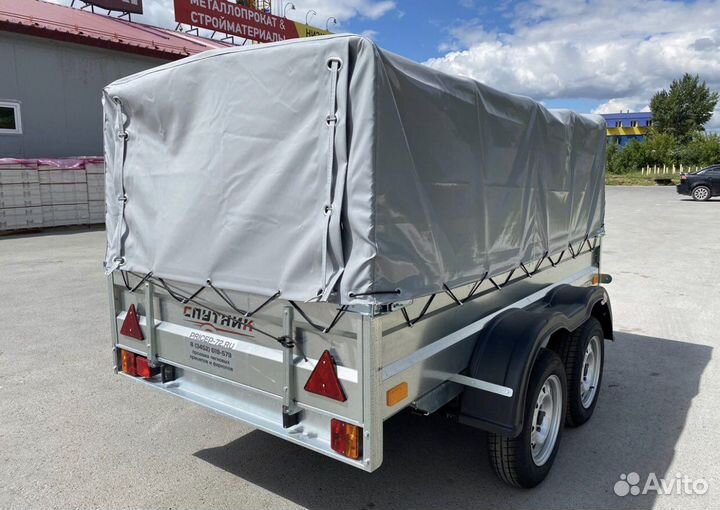 Прицеп Спутник Дв. 2,5х1,3х1,0м с подрамником