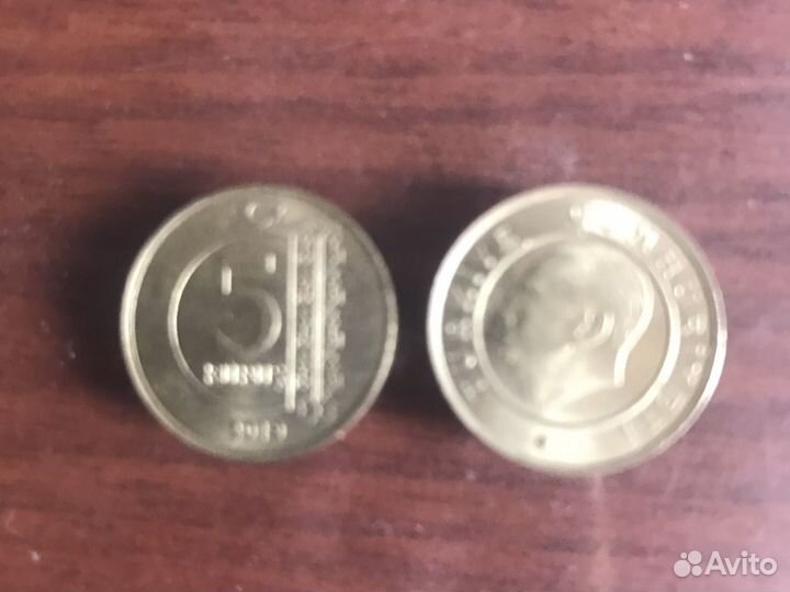 Монеты Eurocent,Kurus,Лира,Тенге,Рубли