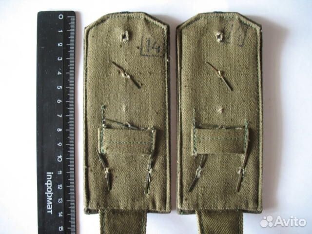 Погоны полевые старшего лейтенанта техника, химик