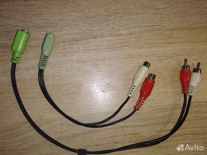 Переходники Jack 3,5 мама - RCA