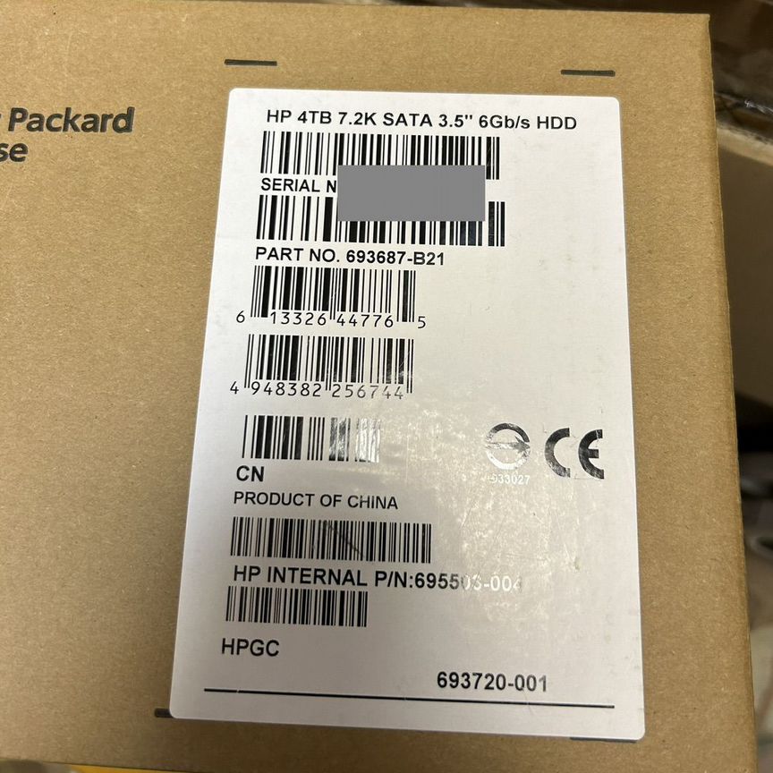 [693687-B21] Жесткий Диск Hp 4tb693720-001 G8-G9
