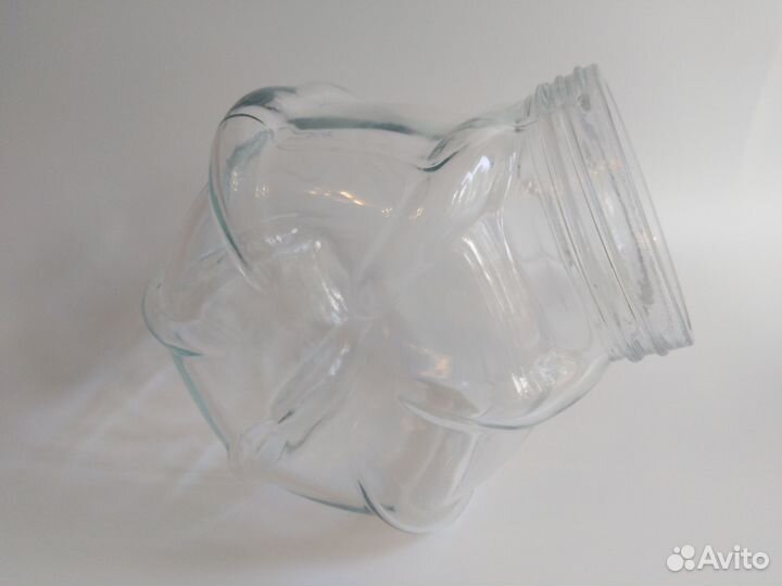 Банка для хранения сыпучих продуктов печенья стекл