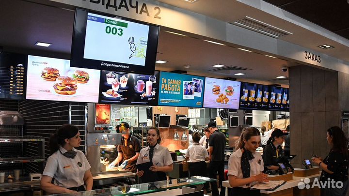 Ночной работник в сеть фастфуд