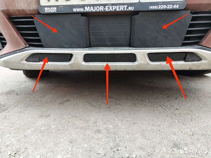 Заглушки в бампер Peugeot 3008