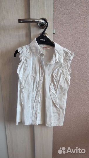 Блузки, рубашки и сарафан 128-134