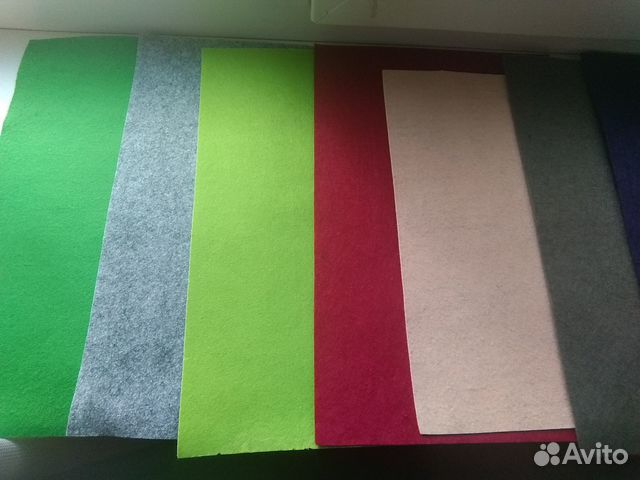Фетр для поделок. Цена за лист. отдам остатки