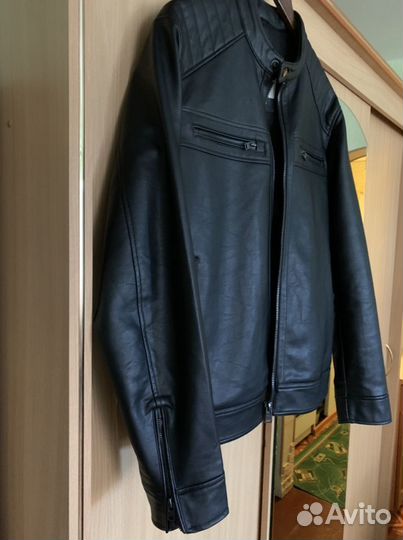 Кожаная куртка мужская