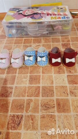 Туфельки для куклы 5см