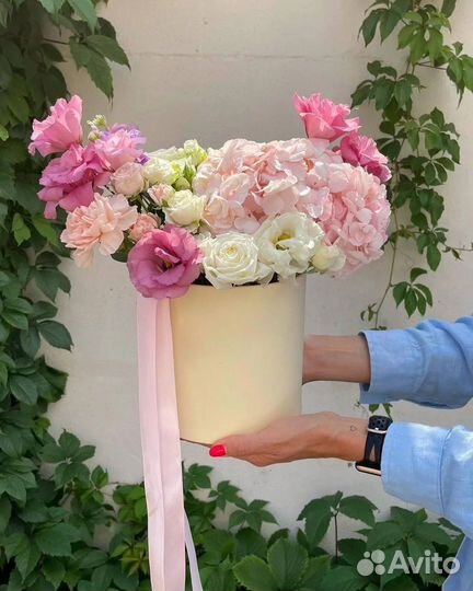 Коробка с цветами