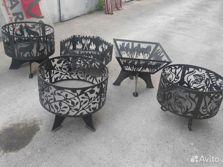 Кострище, костровая чаша Осень