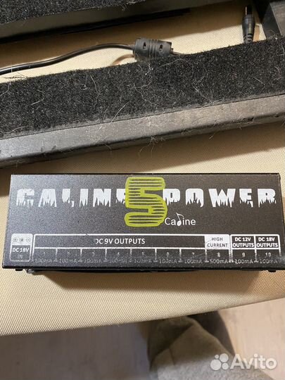 Педалборд 40x15 см + блок питания Caline cp-05