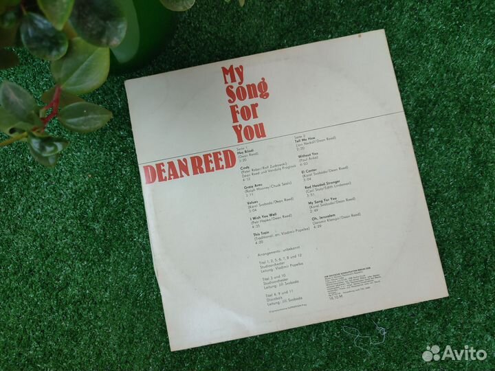 Грампластинка dean reed