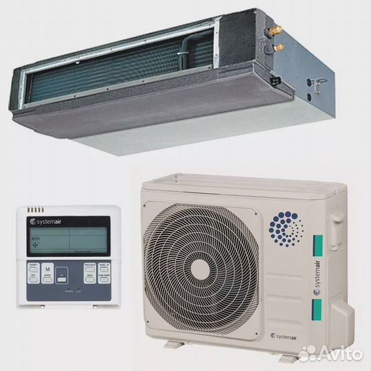 Кондиционер Systemair sysplit duct 48 HP R N