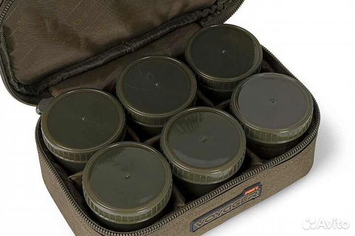 Сумка с банками FOX voyager 8 POT hookbait Case