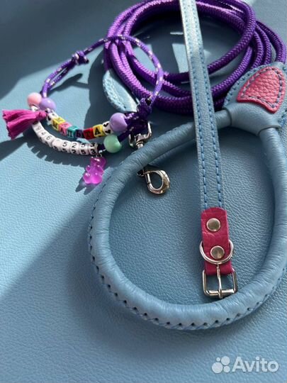 Поводок для собак кожаный