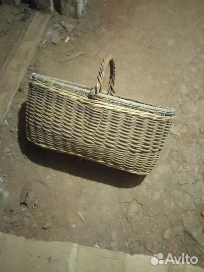 Корзина плетеная бу