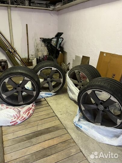 Колеса ауди r19 Rotor Michelin Pilot sport z35