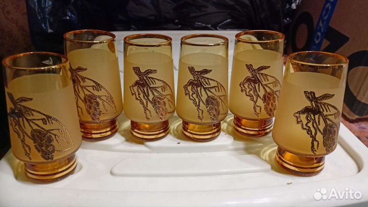 Набор для воды Богемия винтаж